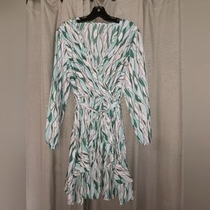 High low Sz L Printed Dress